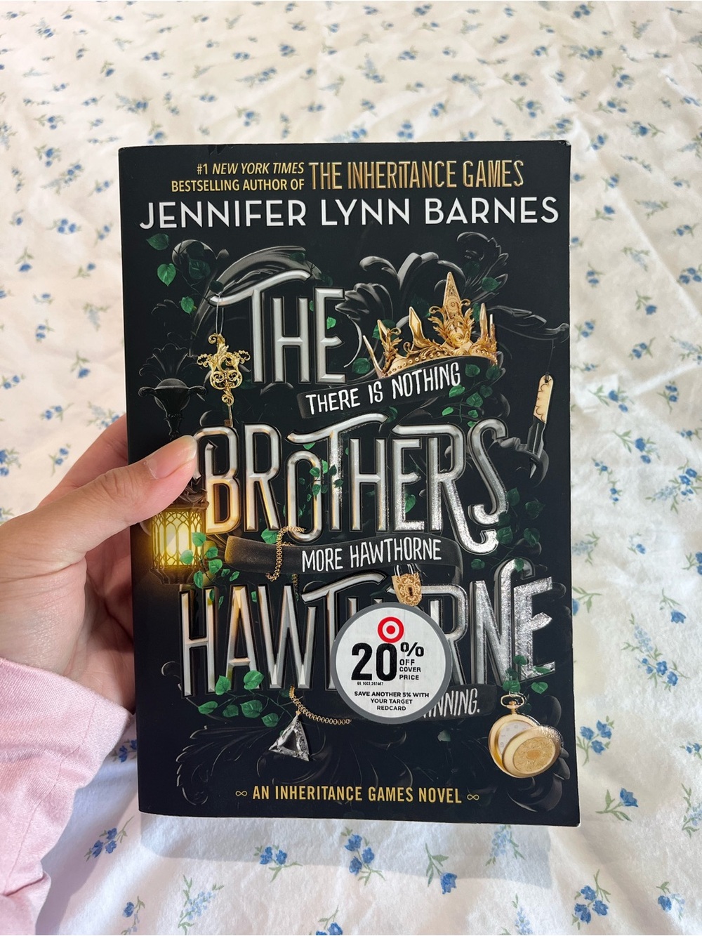 Target Black and Gold "The Brothers Hawthorne" Paperback by Jennifer Lynn Barnes